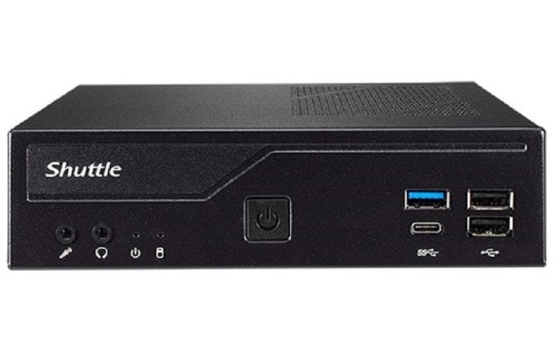Shuttle Barebone DH610, schwarz