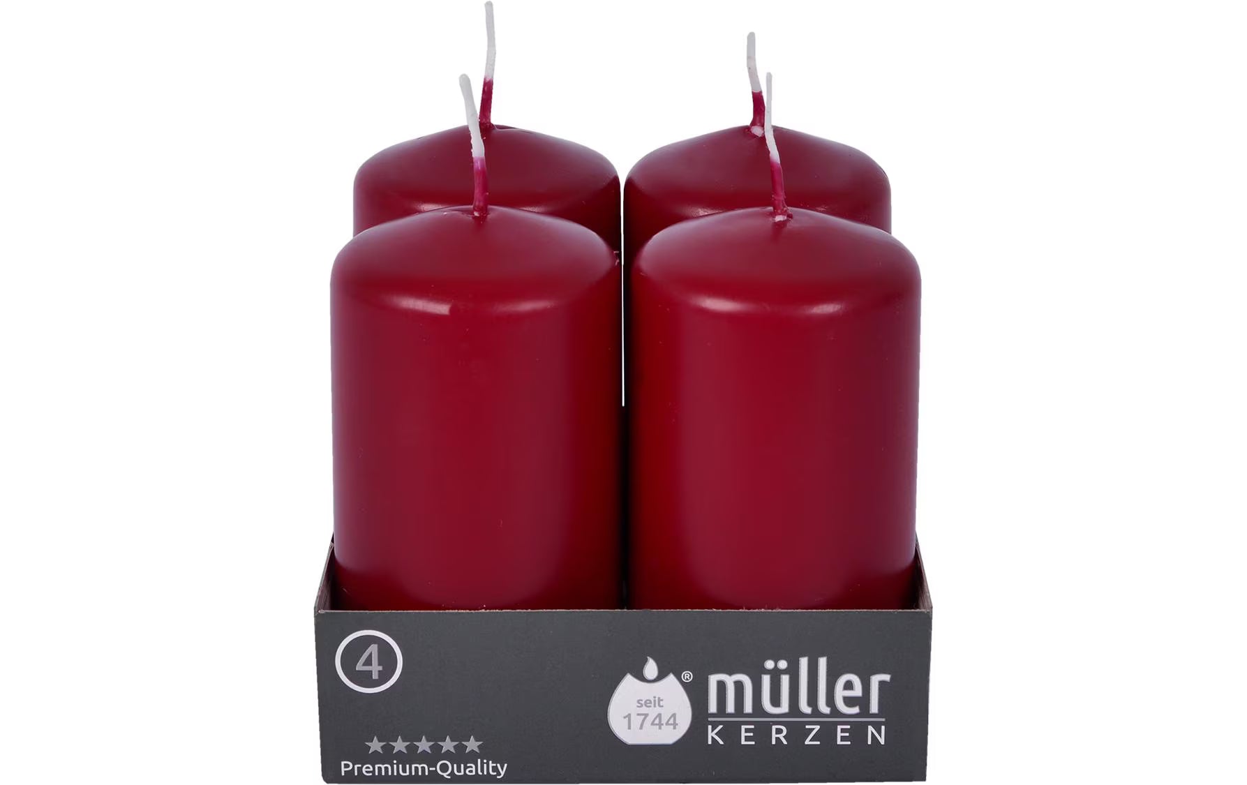 müller Kerzen, Stumpenkerze 9 x 4.8 cm, Bor