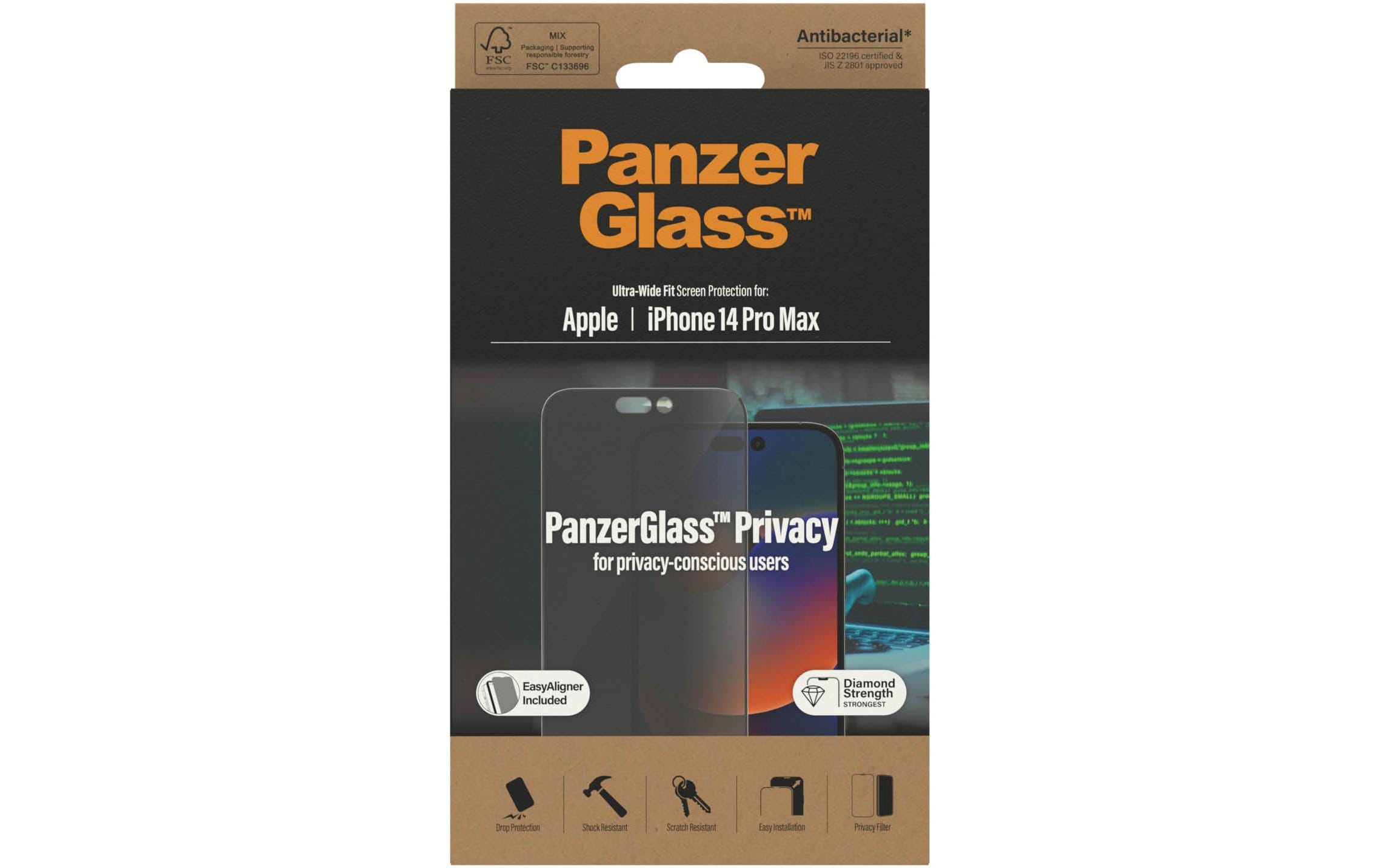 PANZERGLASS Privacy Glass, UWF, EA