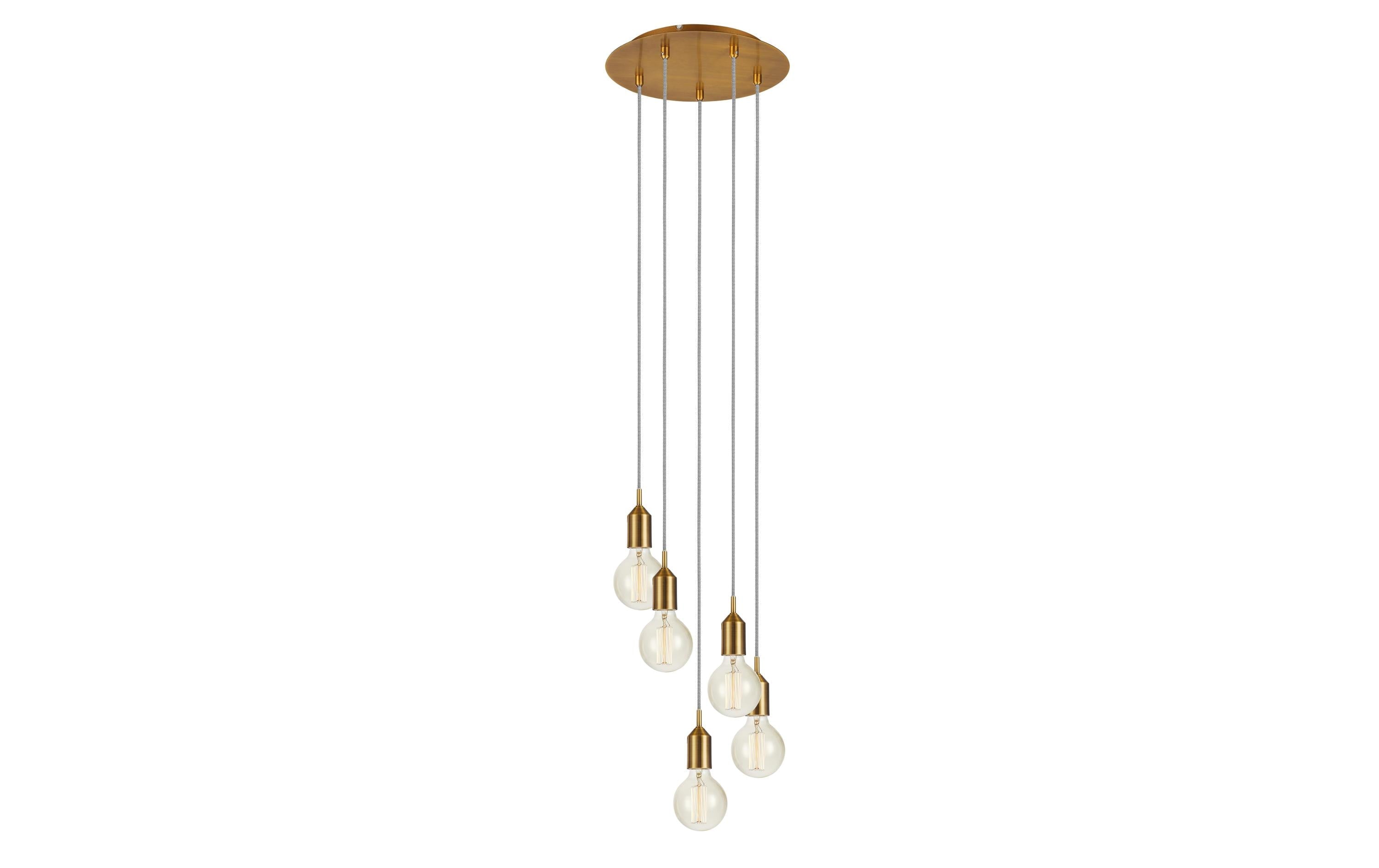 MARKSLOJD BRONX Pendelleuchte 5L Bronze