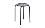 COCON, Hocker Metall, Schwarz