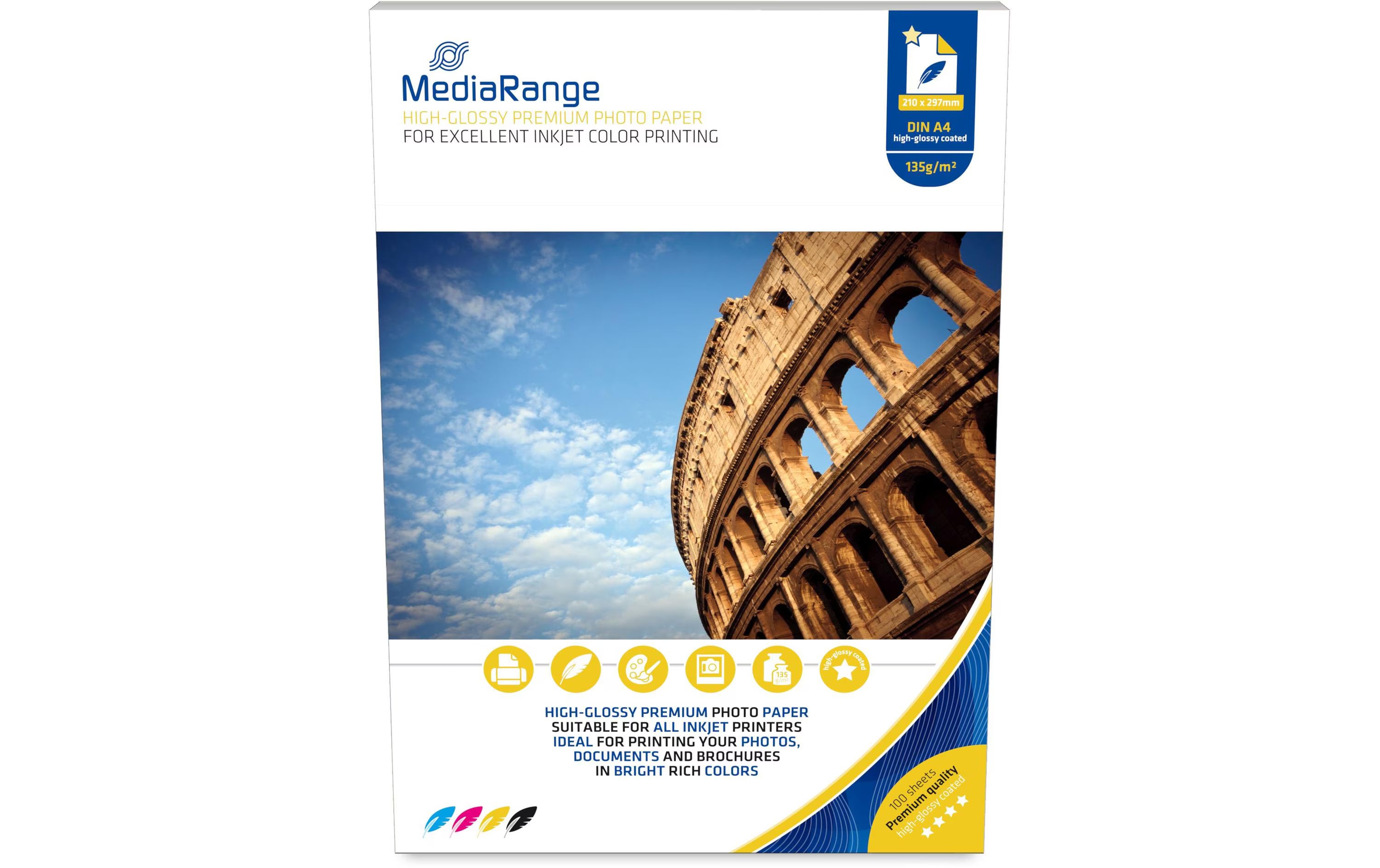 Mediarange Fotopapier hochglänzend