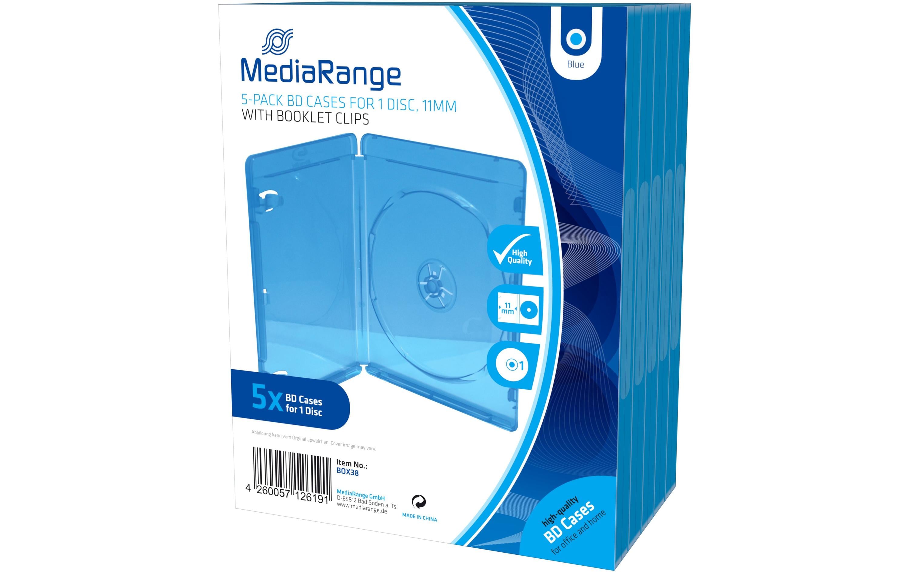 Blu-Ray Ersatzhüllen, für 1 Disc, 5 Stück