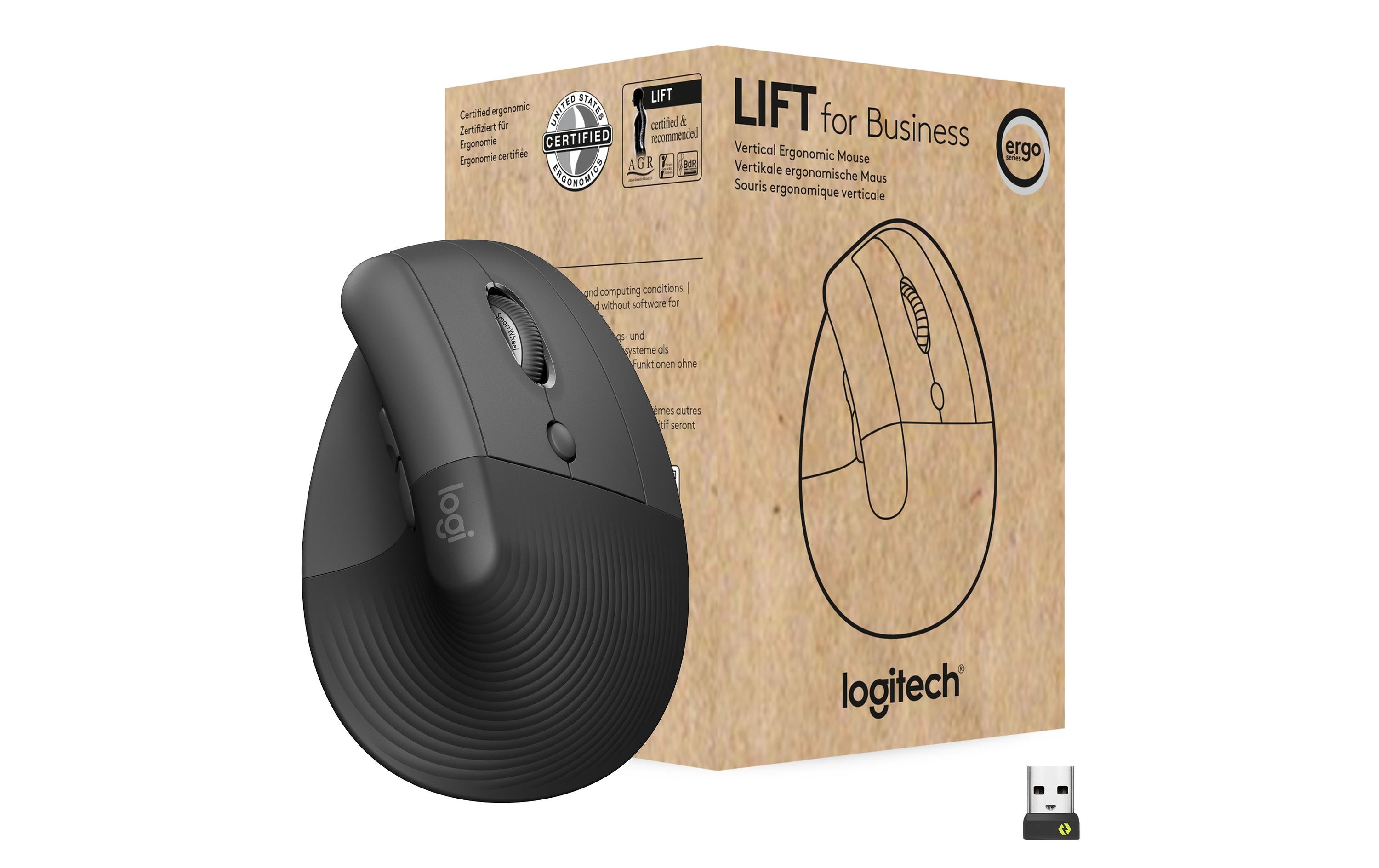 Logitech Lift for Business graphite