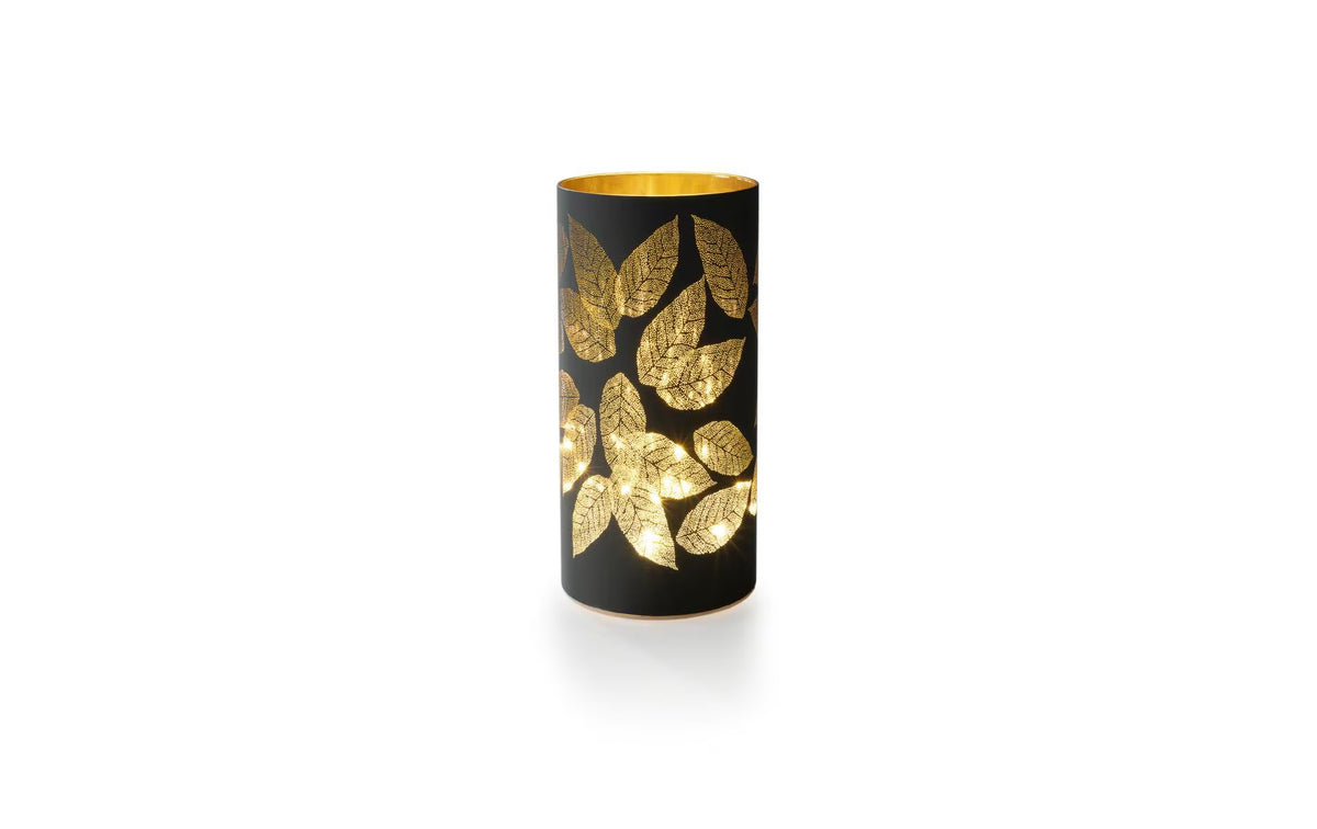 STT LED Glas leaves black L