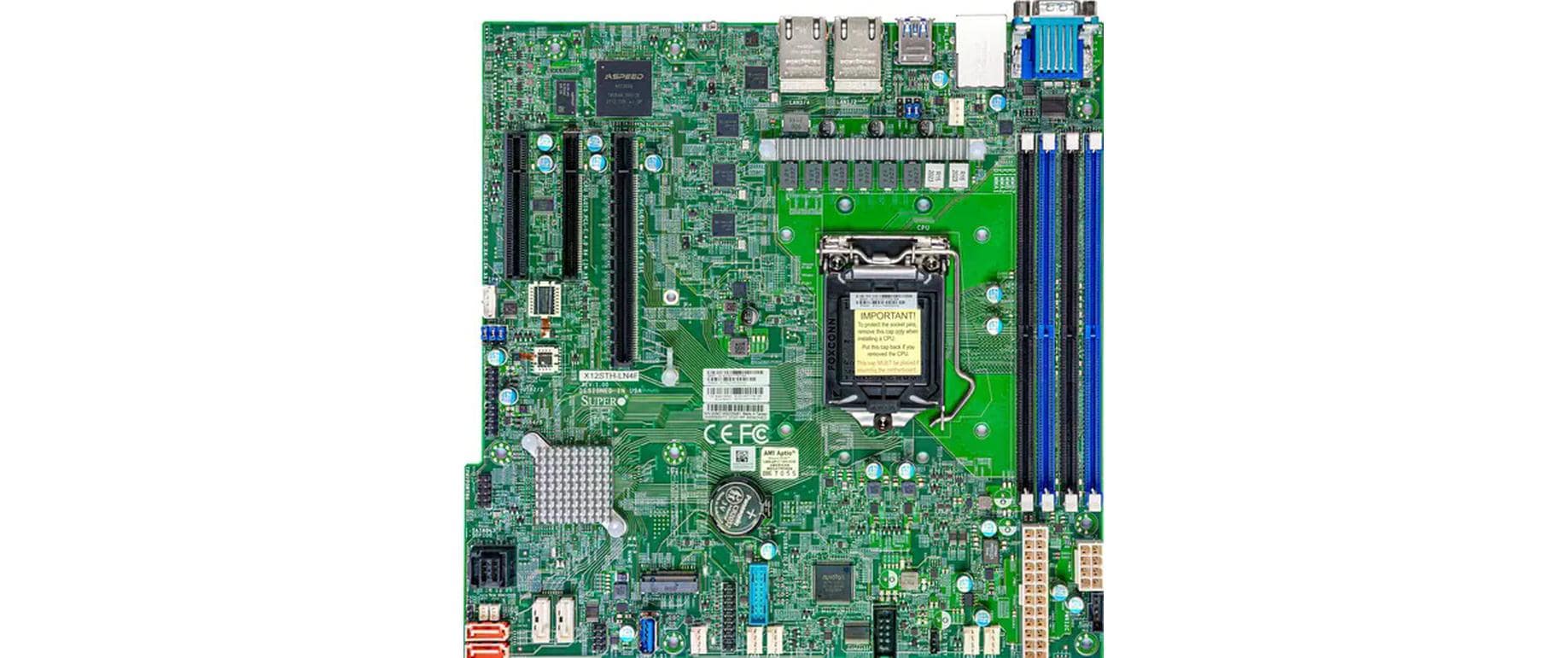 Supermicro X12STH-LN4F: 1x LGA-1200