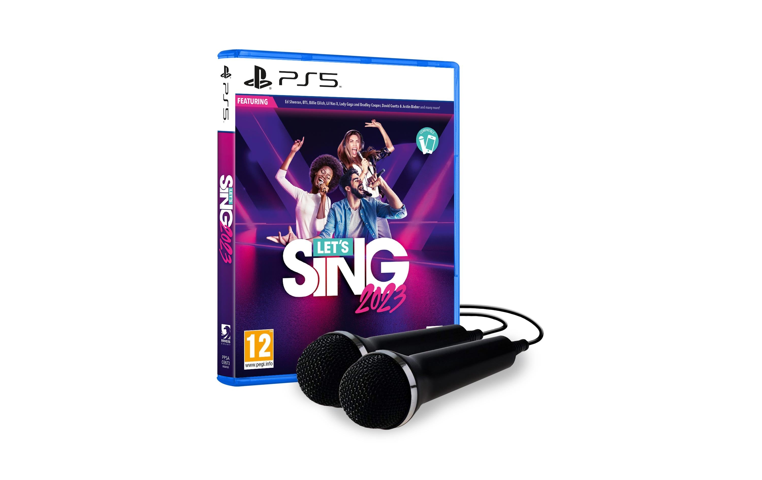 Let's Sing 2023 + 2 Mics, PS5 International