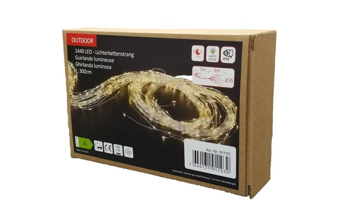 Dameco LED-Angel Hair, 1440 LED