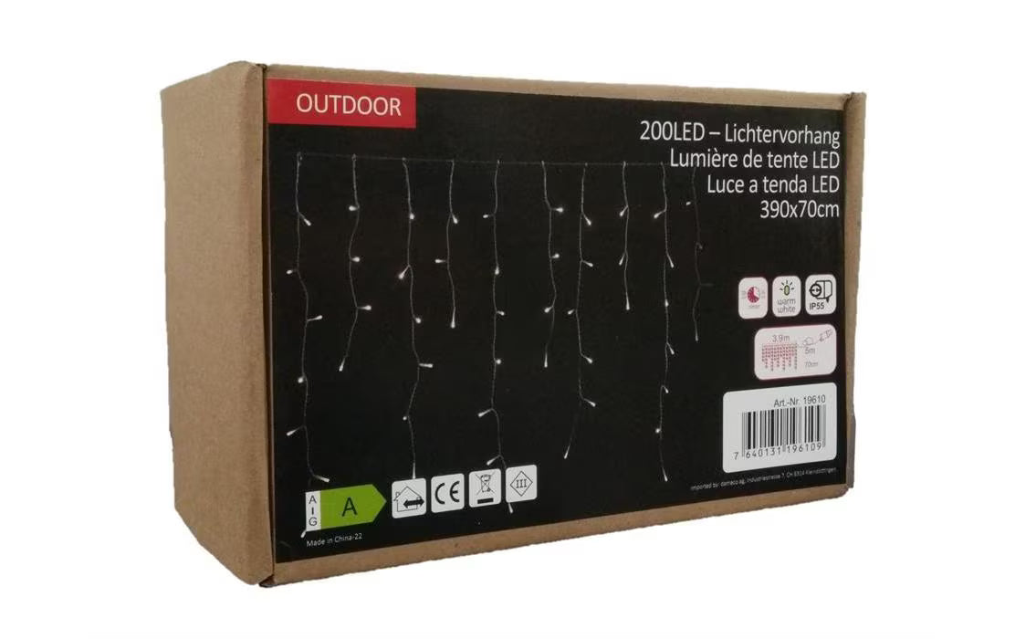 Dameco LED Lichtervorhang Icicle