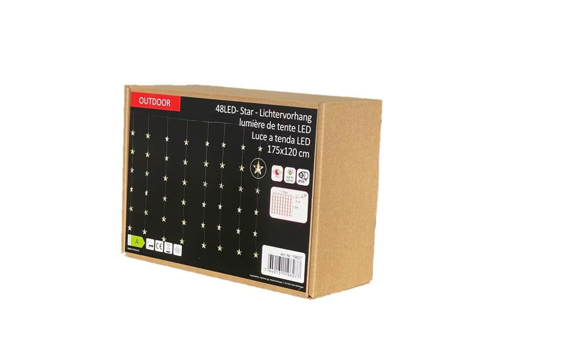 Dameco LED Lichtervorhang Sterne