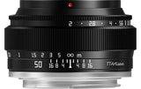 TTArtisan F5020-B-E 50mm F2