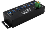 EXSYS EX-1187HMVS-2, 7x USB 3.0, Metall,