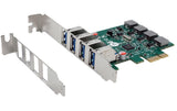 EXSYS EX-11044, USB3.2gen1 Karte, 4 Ports