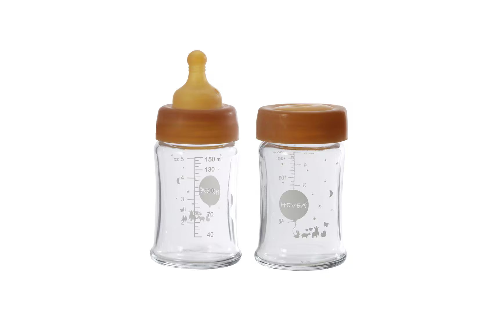 HEVEA, Glasflasche 2 x 150 ml