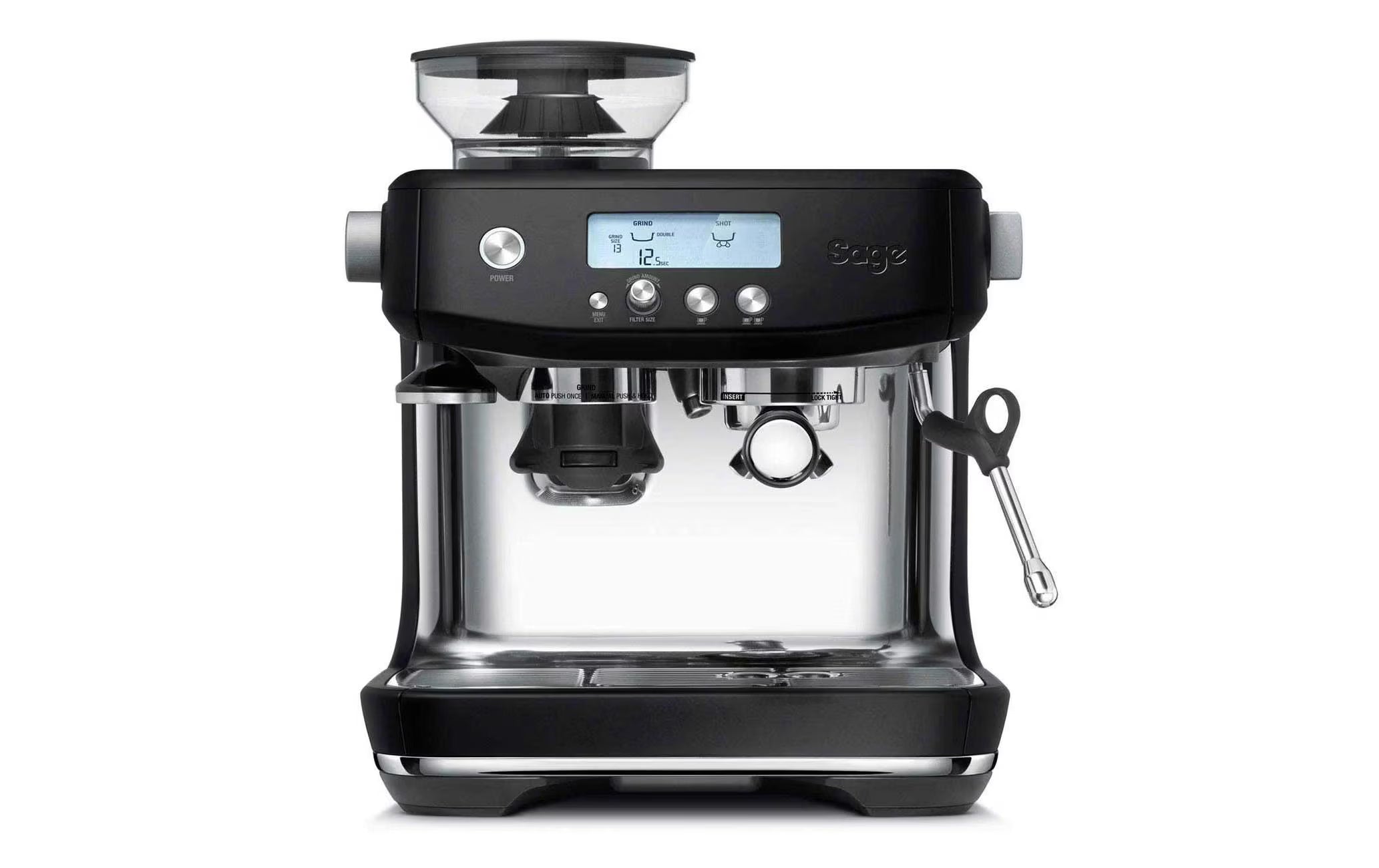 Sage, Siebträgermaschine Barista Pro Schwar