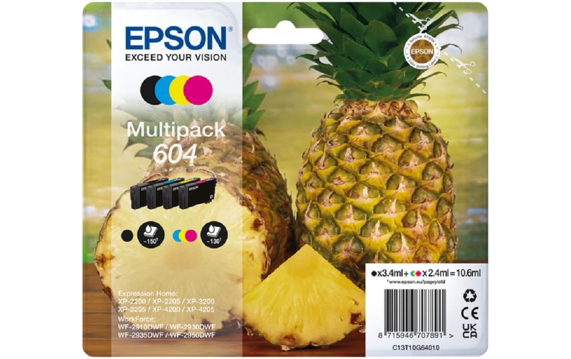 Epson TinteMultipack 4-colours 604 Ink