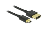 Delock, Kabel 4K 60Hz HDMI - Micro-HDMI (HD