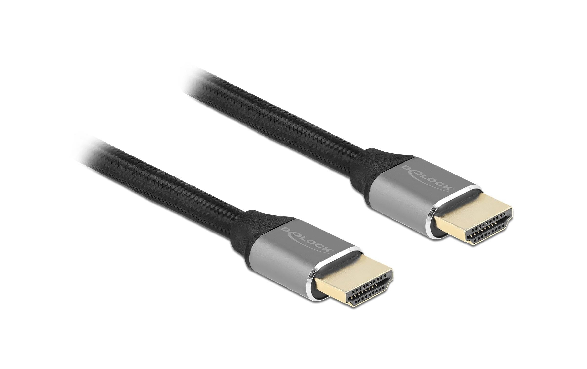 Delock, Kabel 8K 60Hz HDMI - HDMI, 3 m, Gra