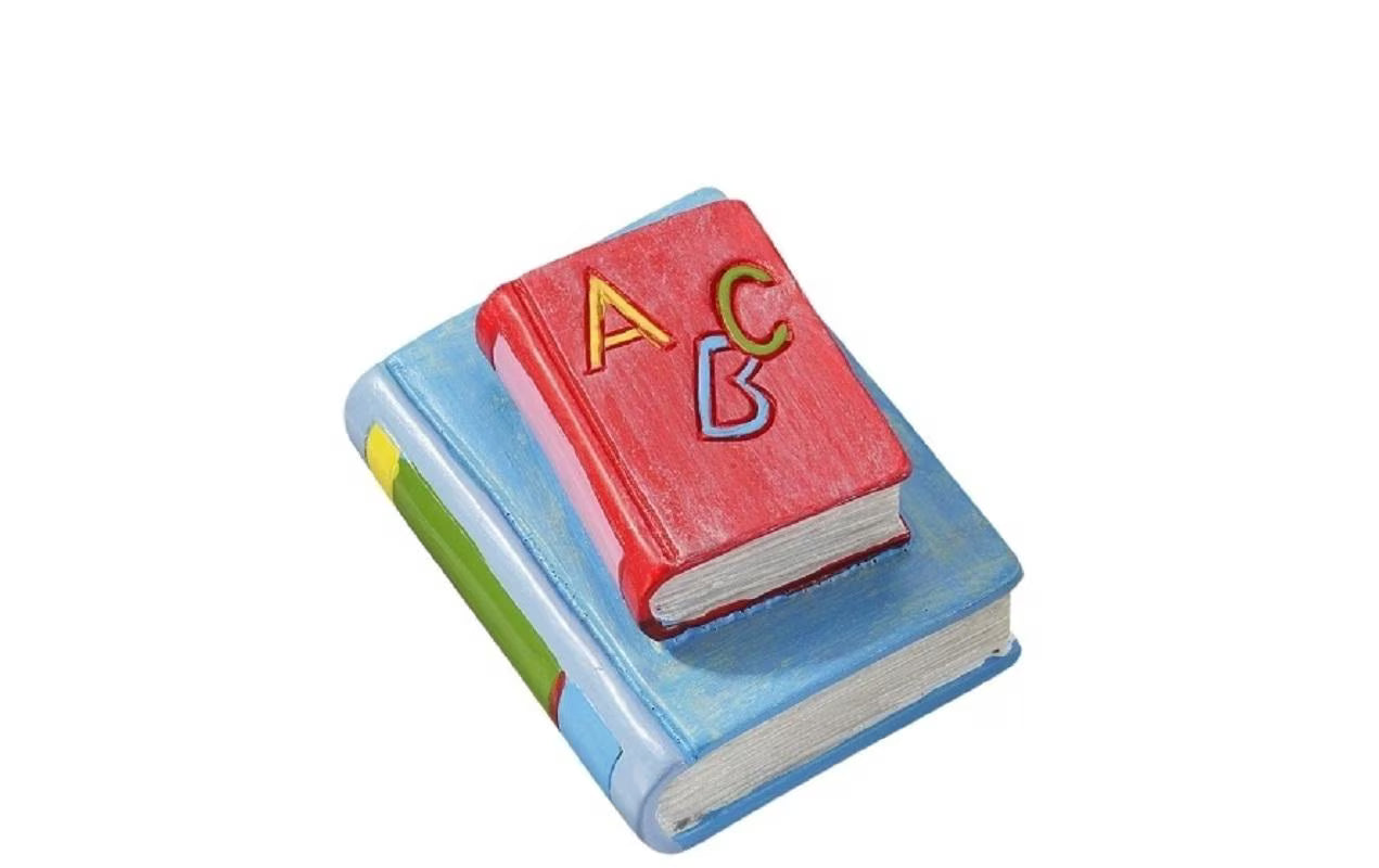 Hobbyfun Mini-Utensilien Bücher rot/hellbl.