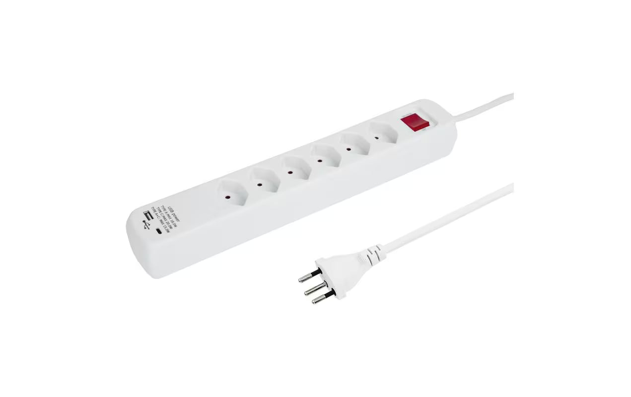 Steffen Steckdosenleiste POWER EASY 6xT13