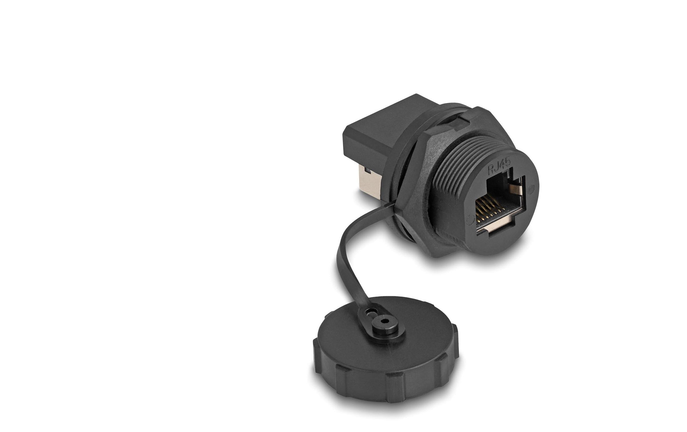 Delock RJ45 Cat.6A Kupplung Verschlusskappe