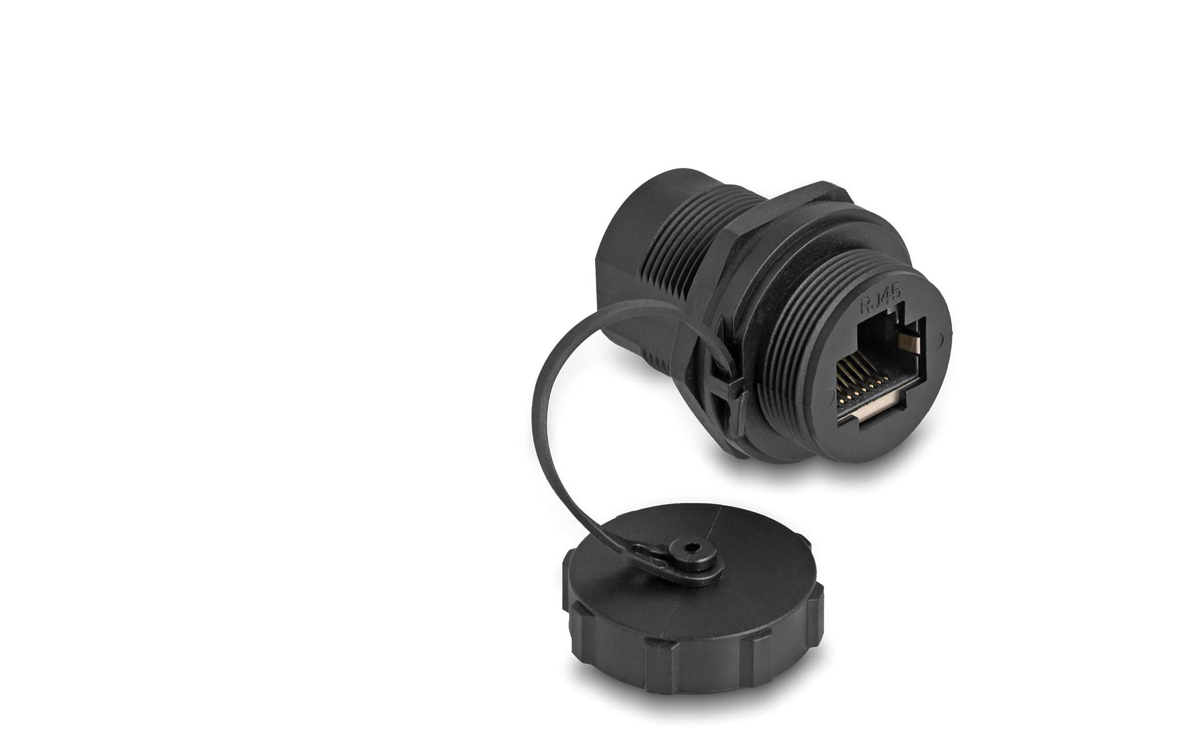 Delock RJ45 Cat.6A Kupplung Verschlusskappe