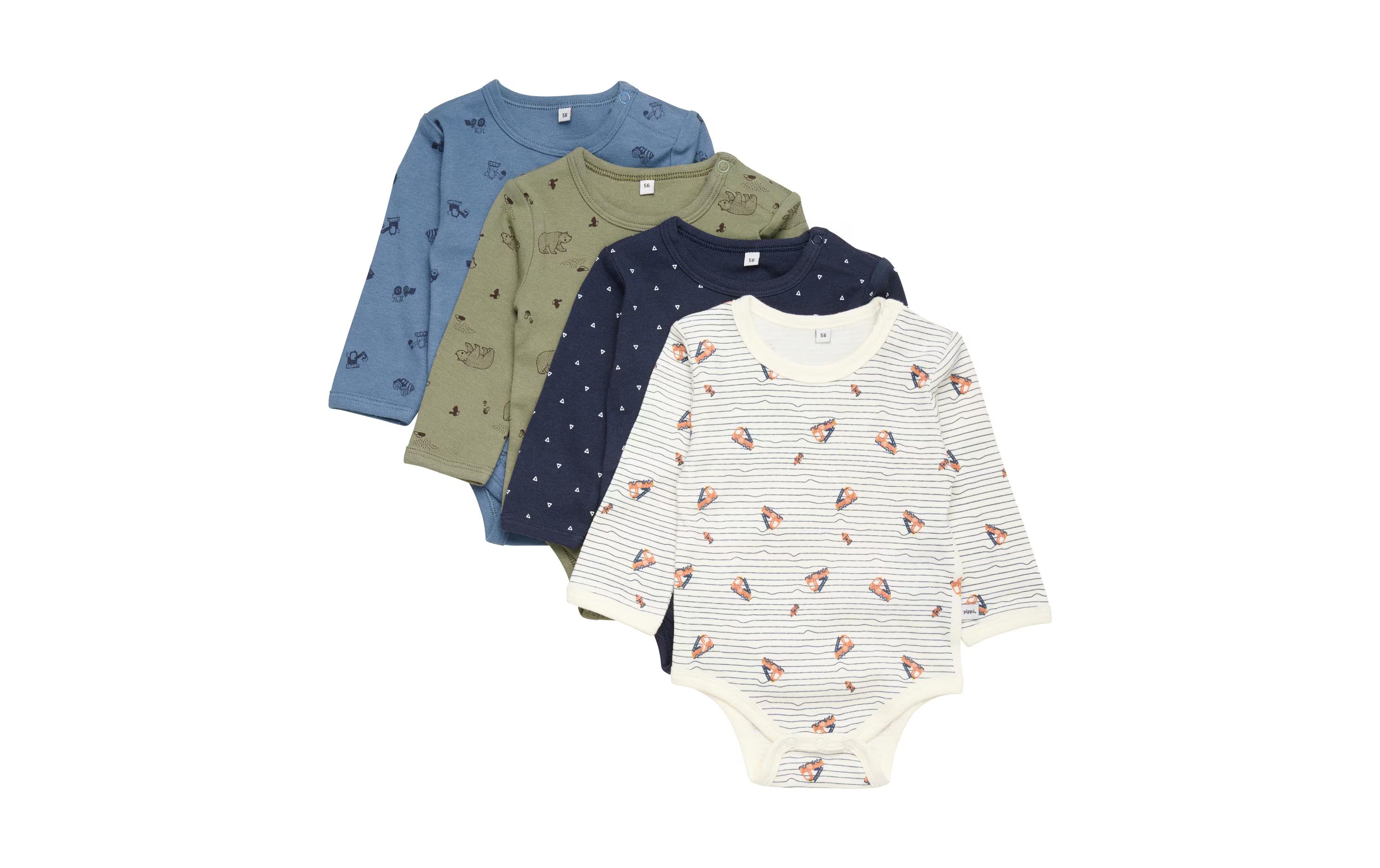 Pippi Body langarm 4er Pack