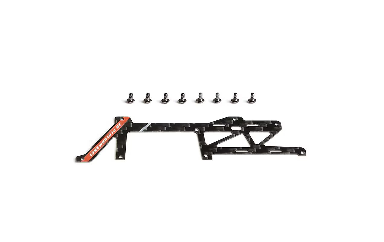 OMP Hobby Seitenplatte Rechts CFK Orange