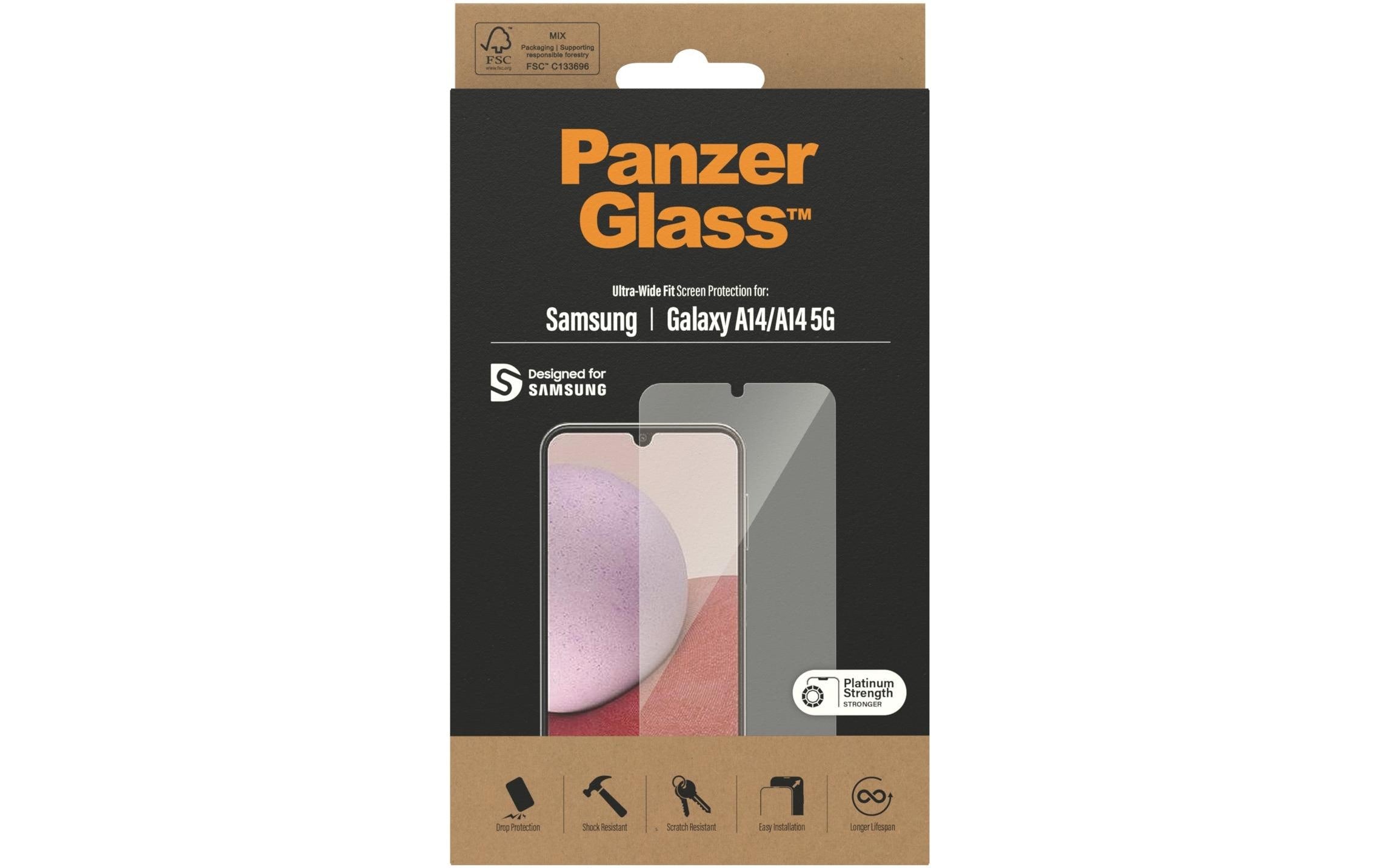 PANZERGLASS Ultra Wide Fit