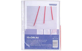 ProOffice, Zeigetasche A4, Rot/Transparent,