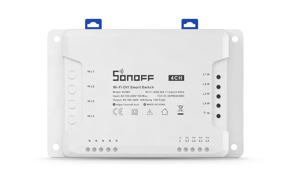 SONOFF WiFi-Schaltaktor 4-fach 4CHR3
