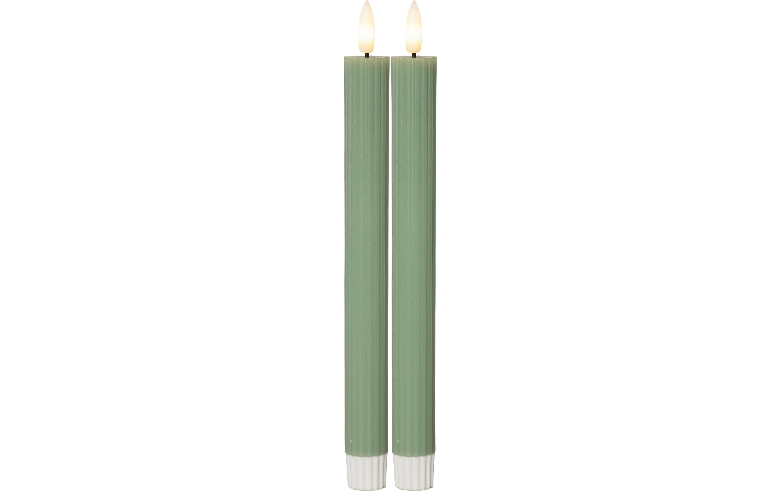 Star Trading LED Dinner Kerze 2P Fl Stripe