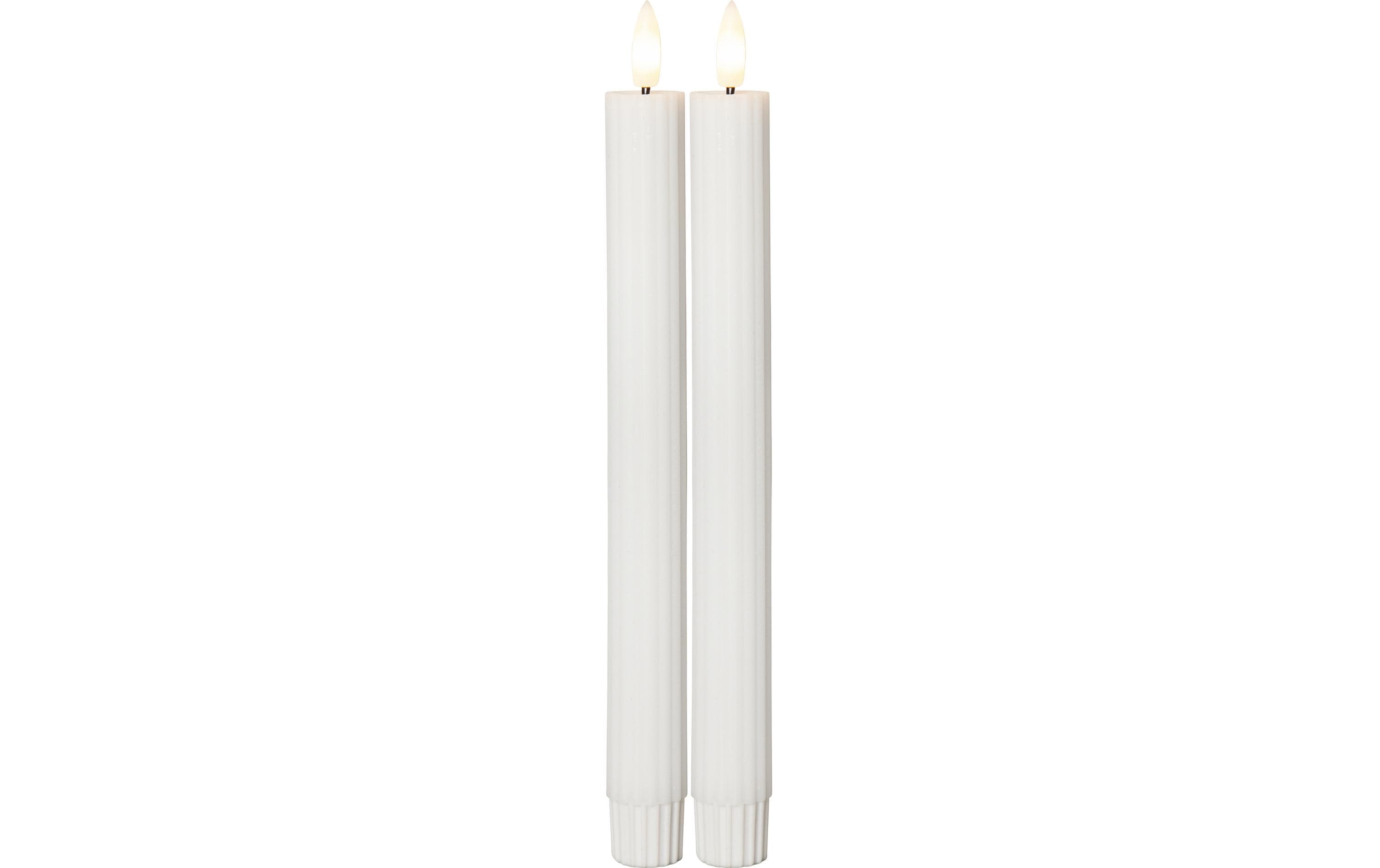 Star Trading LED Dinner Kerze 2P Fl Stripe