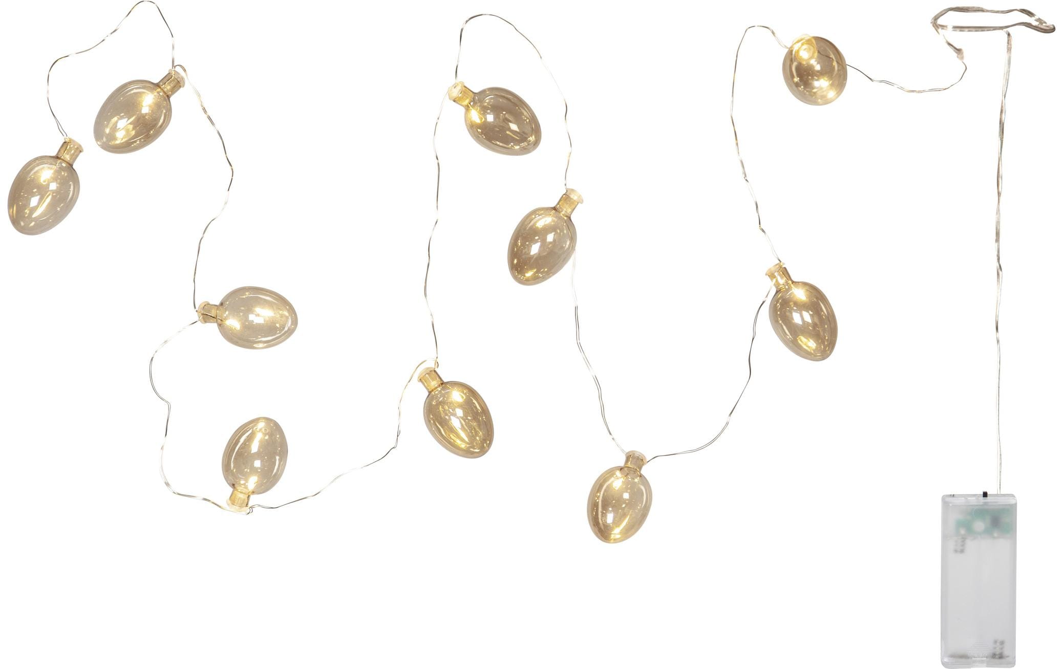 Star Trading LED Lichterkette Shimmer Beige