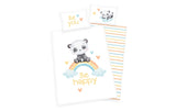 Herding Kinderbettwäsche Regenbogen Panda