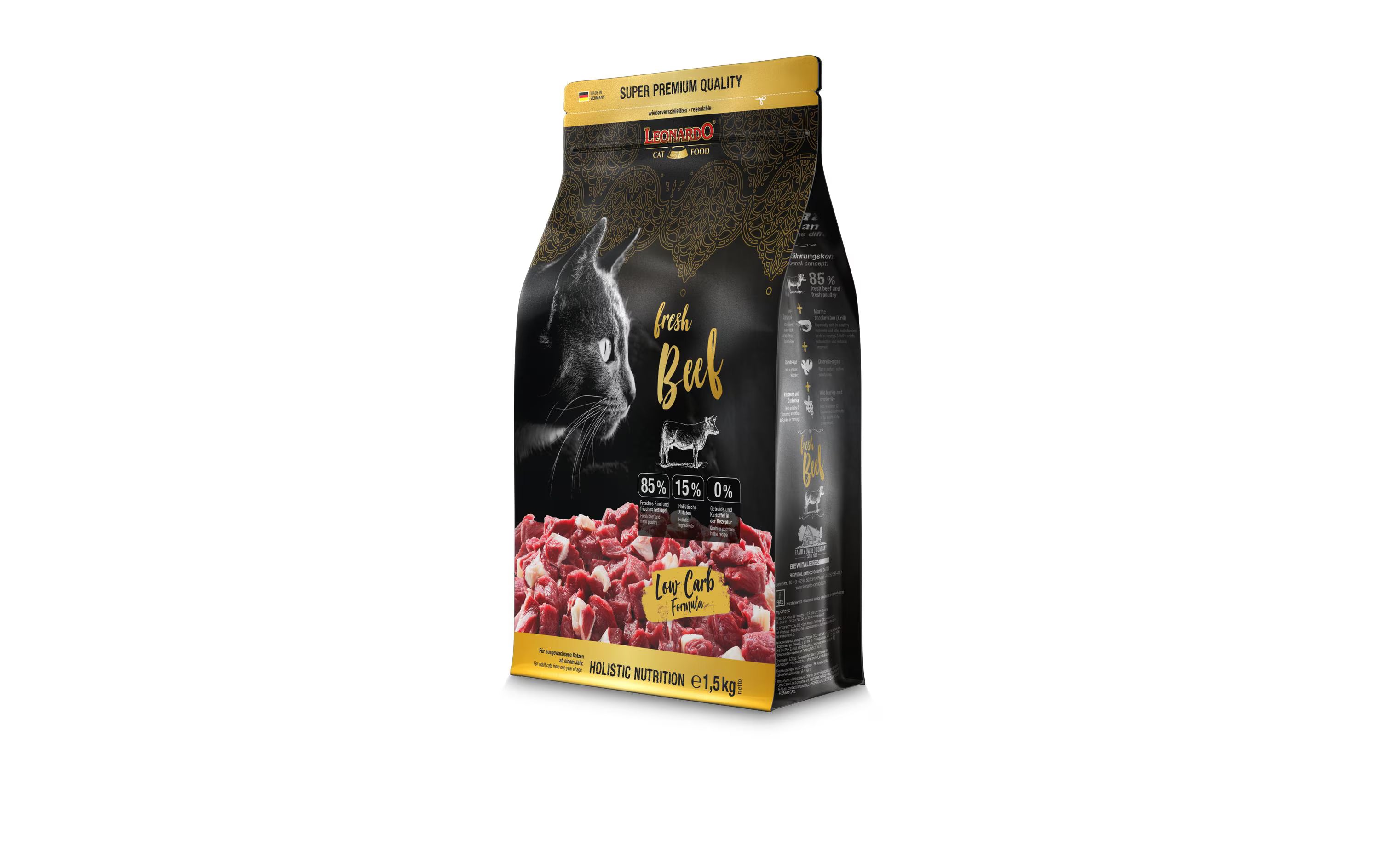 Leonardo Cat Food Trockenfutter Fresh Rind,