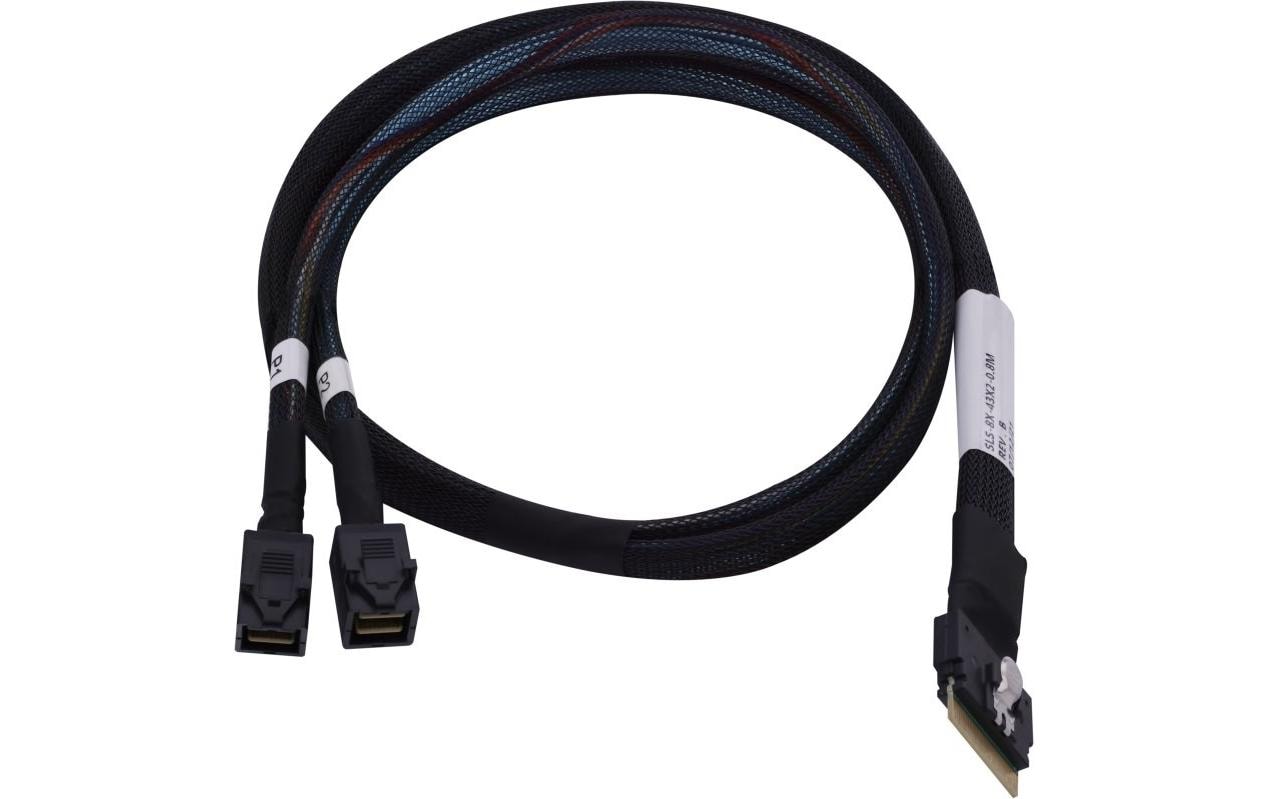 Adaptec SFF-8654 - 2xSFF-8643, 0.8M