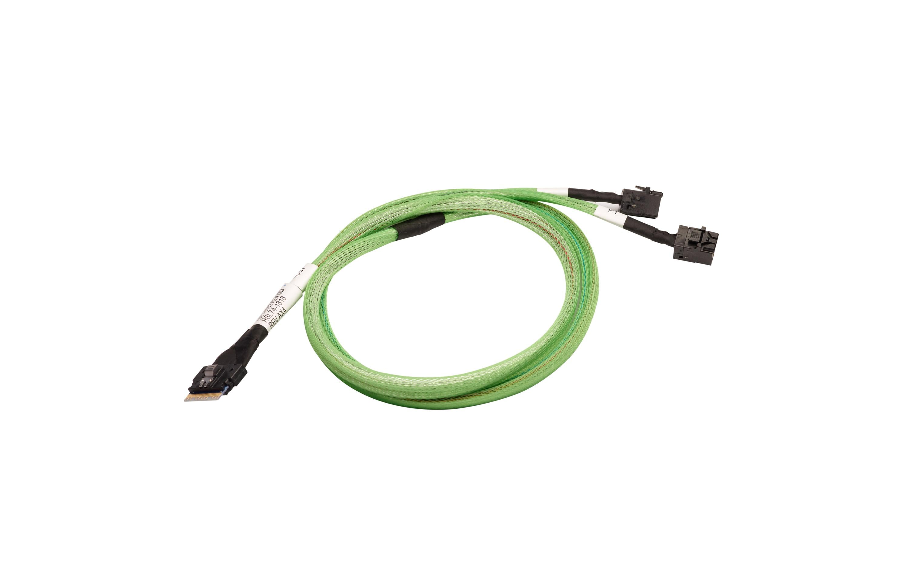 Broadcom NVME Kabel: SFF-8654 -2xSFF-8643