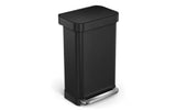 Simplehuman Treteimer rechteckig, Schwarz