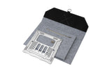 4SMARTS Tasche+Stand Grau/Silber