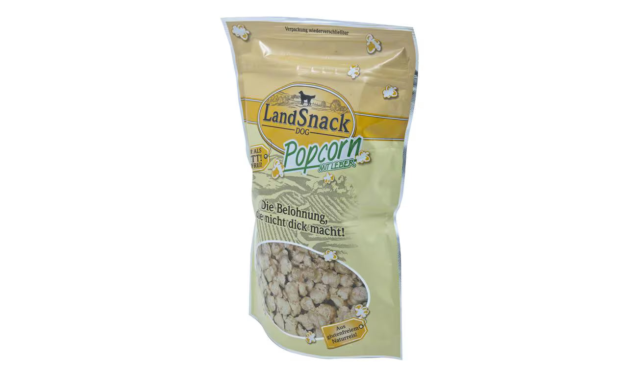 LandSnack Dog Popcorn mit Leber 100g