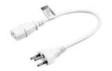 F.power Netzkabel C13-T12 0.2m ws
