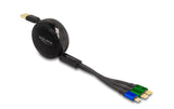 Delock USB 3 in 1 Aufrollladekabel Typ-A