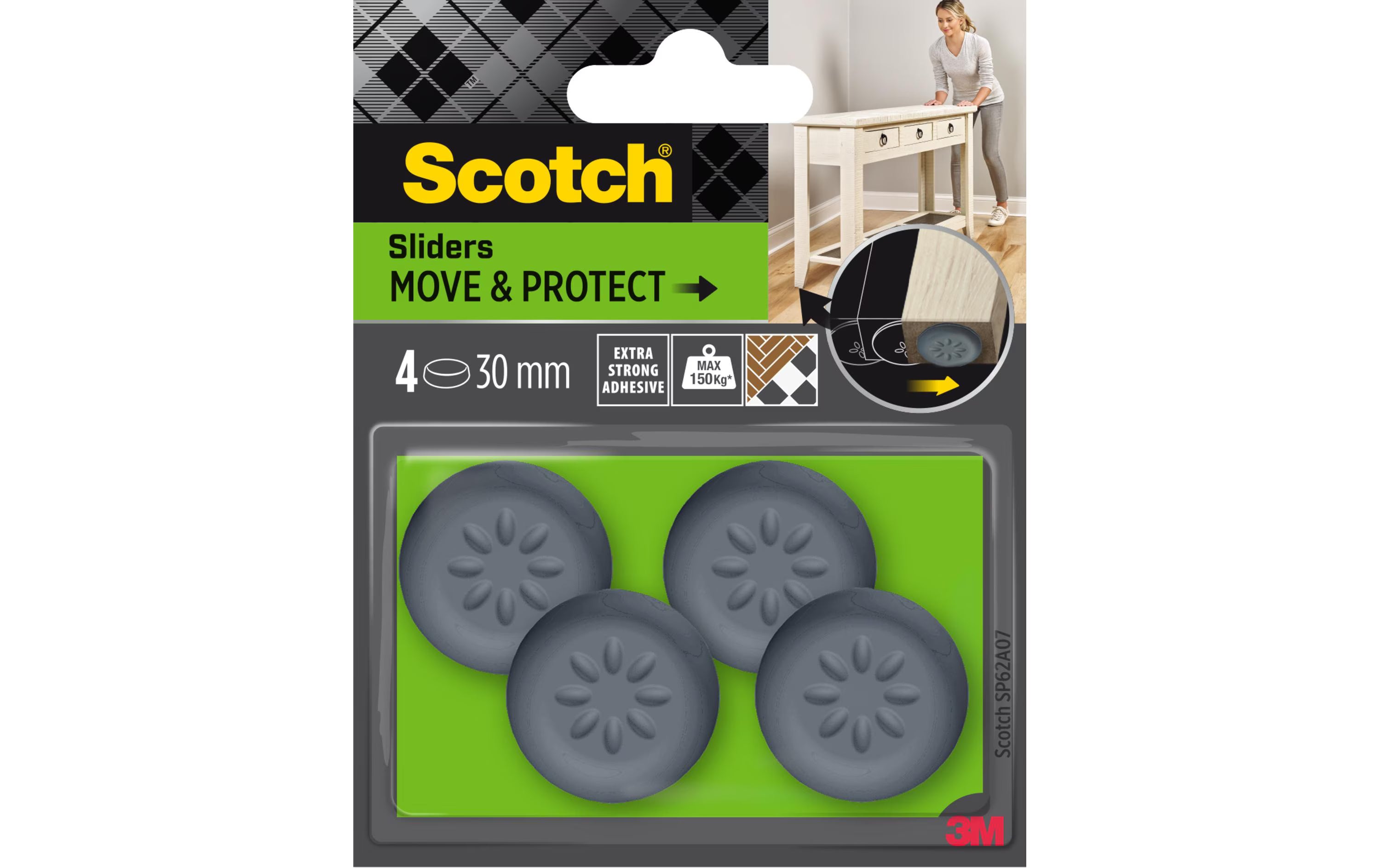 3M Stuhlbeingleiter Move & Protect,