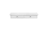 Songmics Wandregal Weiss, 2 Schubladen