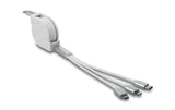 Delock USB-C 3 in 1 Aufrollkabel