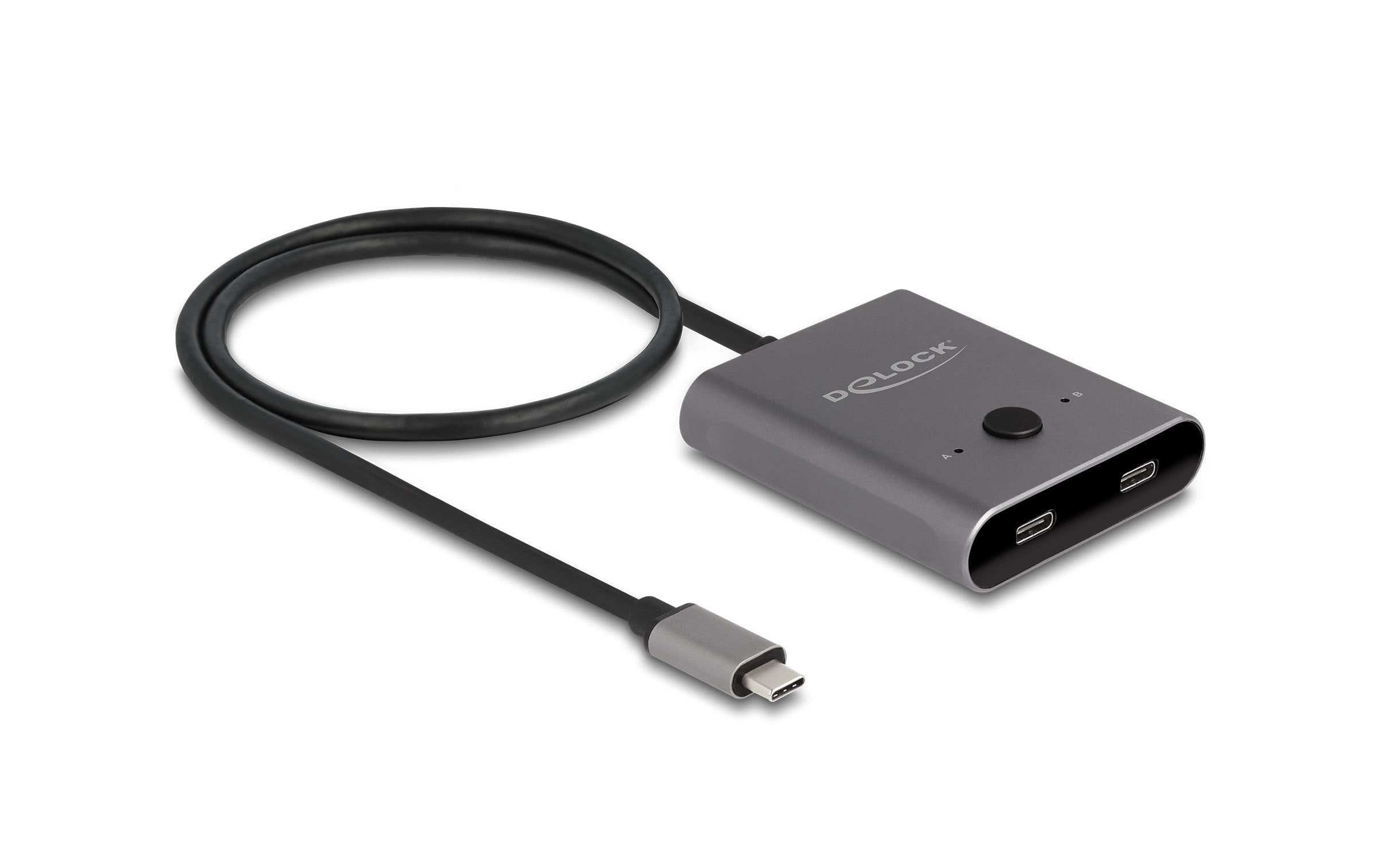 Delock USB Type-C Switch 2 auf 1