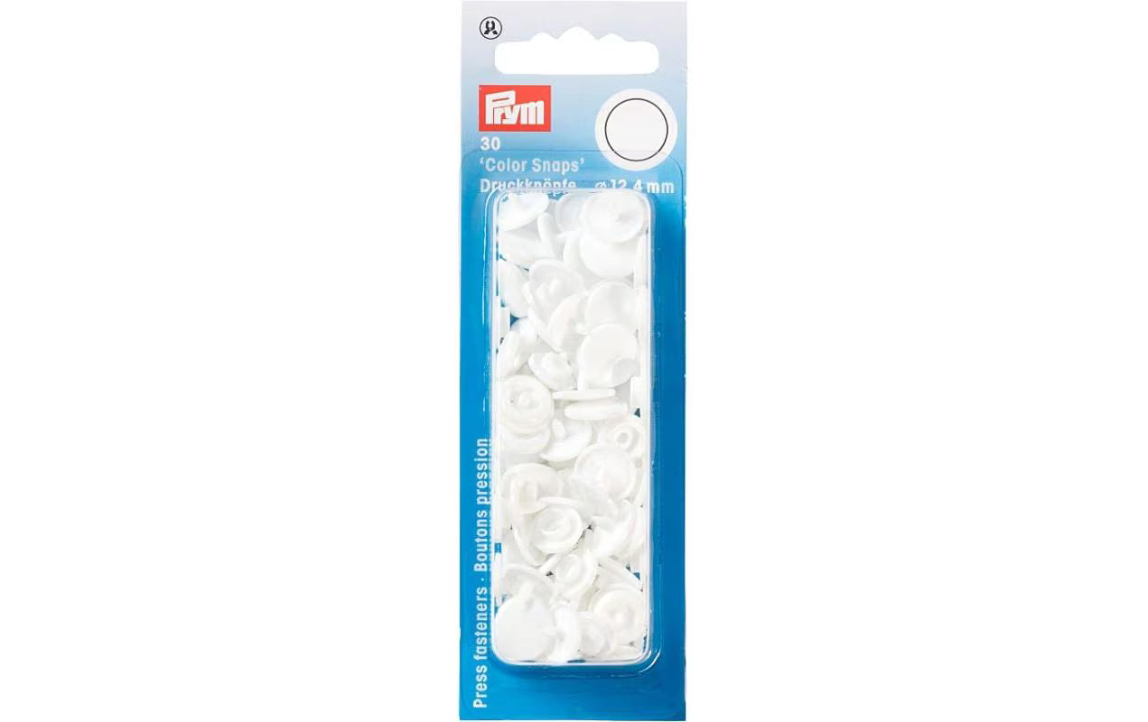 Prym Druckknopf Color Snaps, weiss