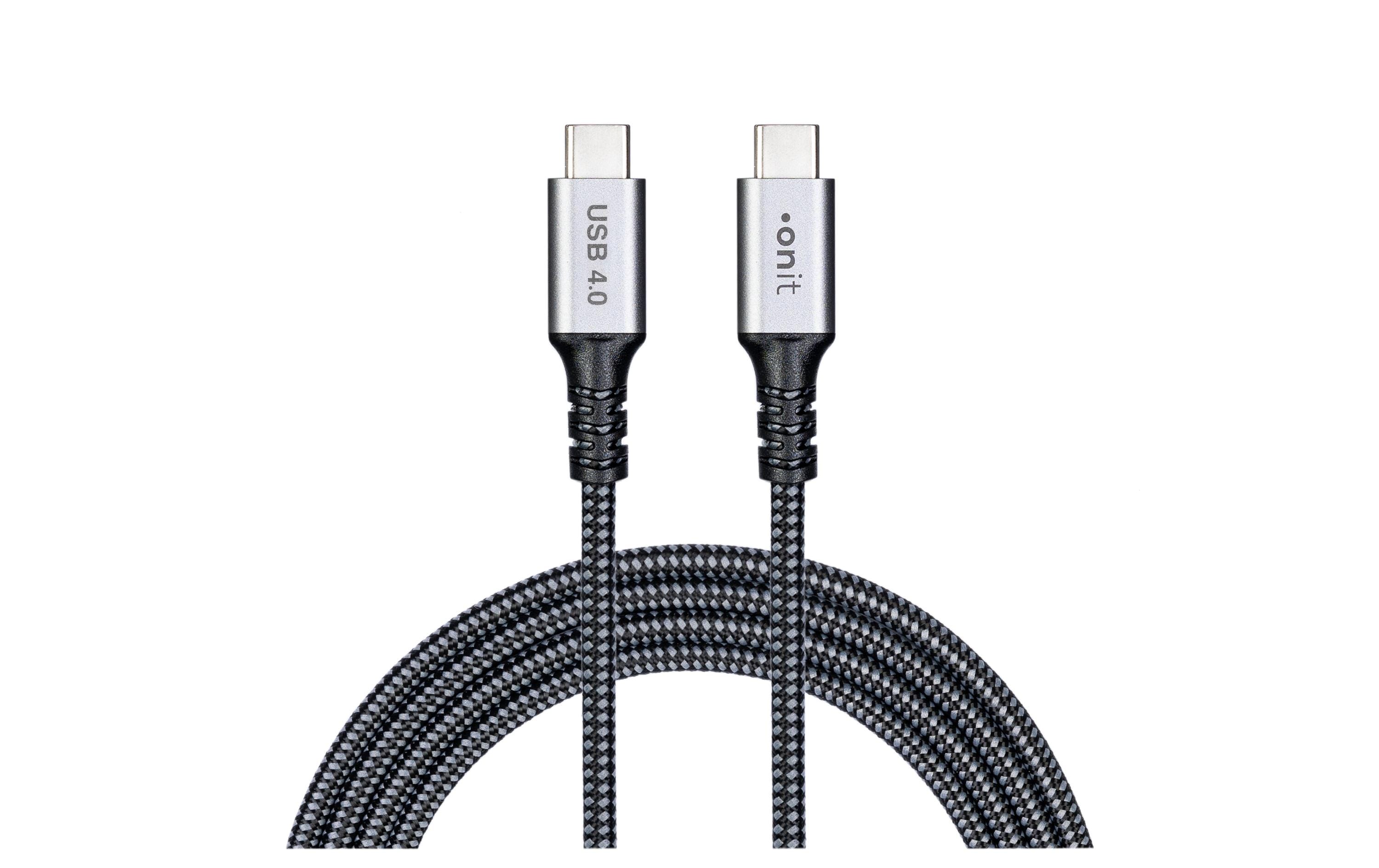 onit, USB4-Kabel Pro USB C - USB C 5 m, Gra