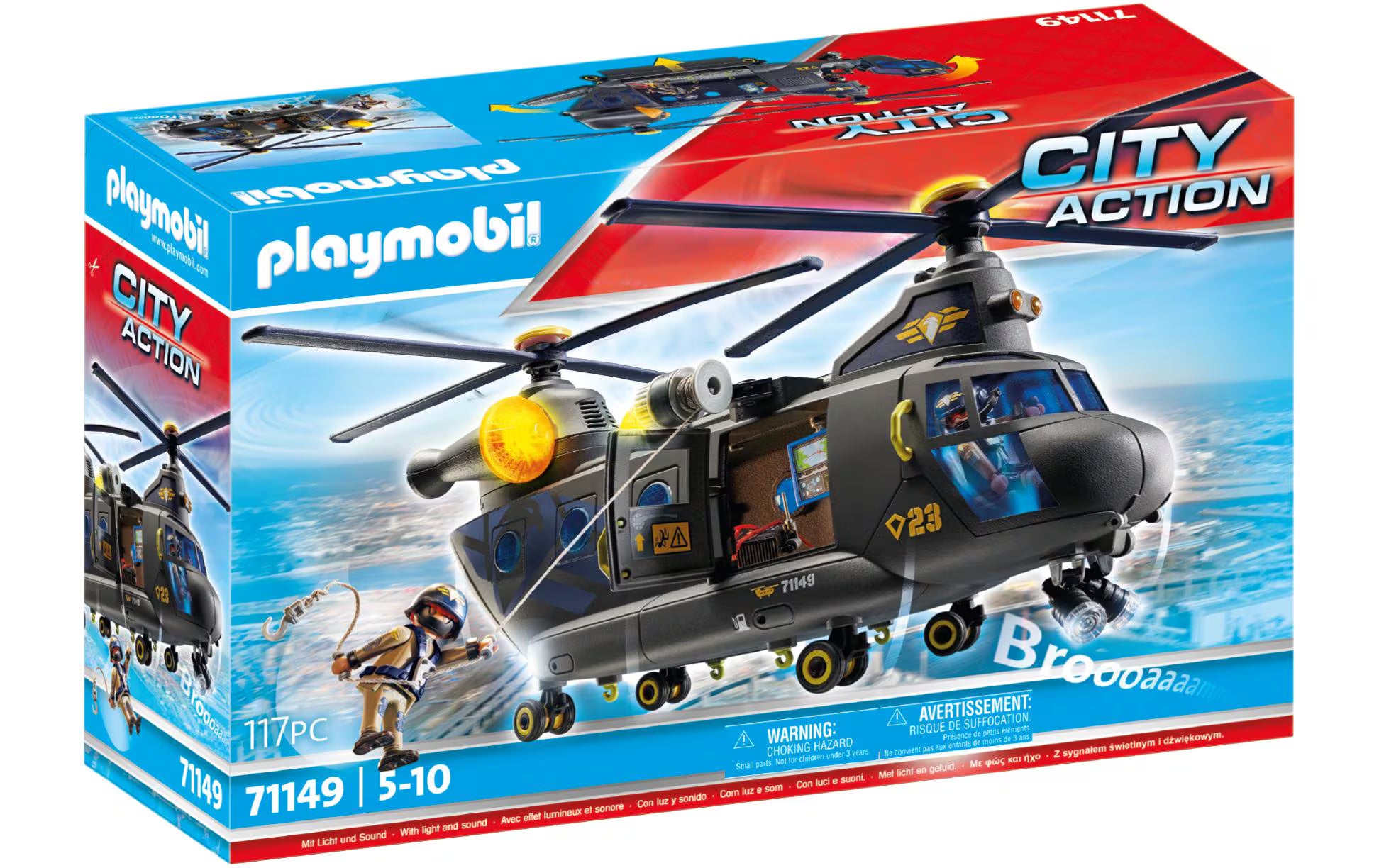 Playmobil SWAT-Rettungshelikopter